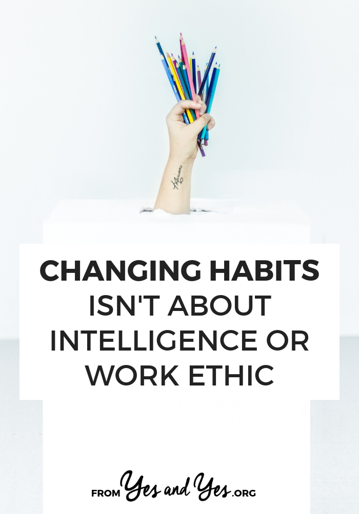 Trying to break a bad habit or build a good habit? Click through to read 4 myths about habit change and improve your goal-setting or increase your motivation! #habits #goodhabits #badhabits