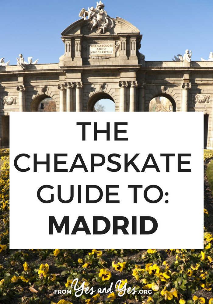 Is it possible to do Madrid on the cheap? Even though the American dollar is 84 cents to the Euro? Yes! Click through for local travel tips on cheap lodging, cheap food, and cheap things to do in Madrid!