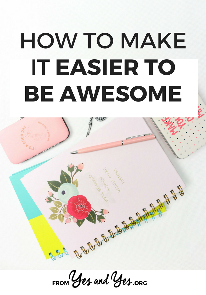 Do you want to have more self-control? Make better decisions? Sometimes it just comes down to making 'good' things easier to do and 'bad' things harder to do. Click through to learn how you can start doing this today 