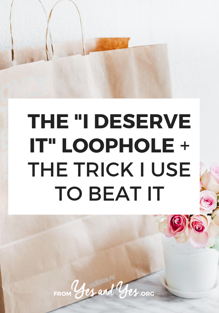 Do you tell yourself "I deserve it" too much? If the usual budgeting tips or diet tips aren't helping, this might be why. Read on for money advice and goal-setting advice you haven't heard before! #budgettips #moneytips #FIRE #savemoney #intentionalspending