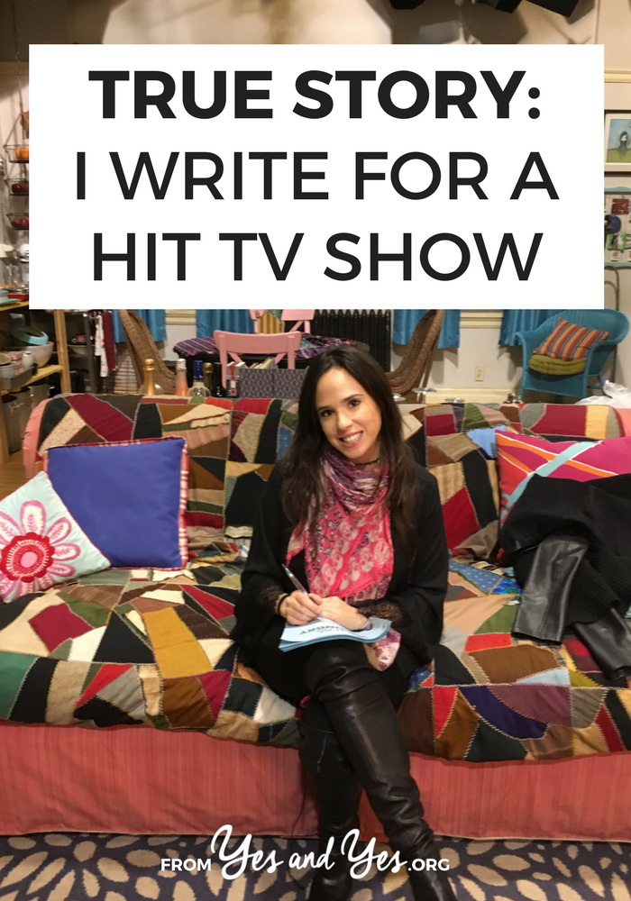 What's it like to write for tv? How do you become a tv writer? Click through for one tv writer's story + advice!