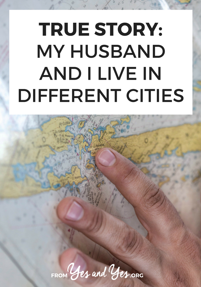 Could you ever live in a different city than your spouse? If you're looking for long-distance relationship tips, click through for one woman's story!