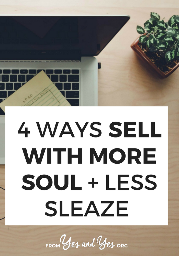 Looking for sales tips and marketing advice? Want to sell more without being gross? Click through for 4 tips that will help you do just that! 