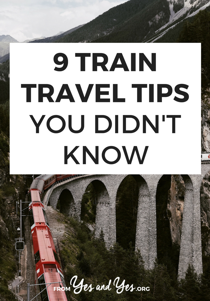 Looking for train travel tips? Travel by train is different than other types of travel, so make sure you're ready for your train trip by following these tips! #traintravel #traintips